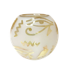 Hieroglyphs Candle Holder Yellow