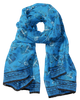 Lotus Oblong Scarf with Border