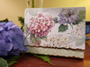 Pink and Blue Hydrangea Portfolio Notecards