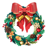 3D Christmas Wreath