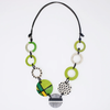 Lime Green Bree Link Necklace