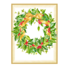 Holly Wreath Holiday Cards