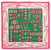 Candy Silk Square Scarf - Red