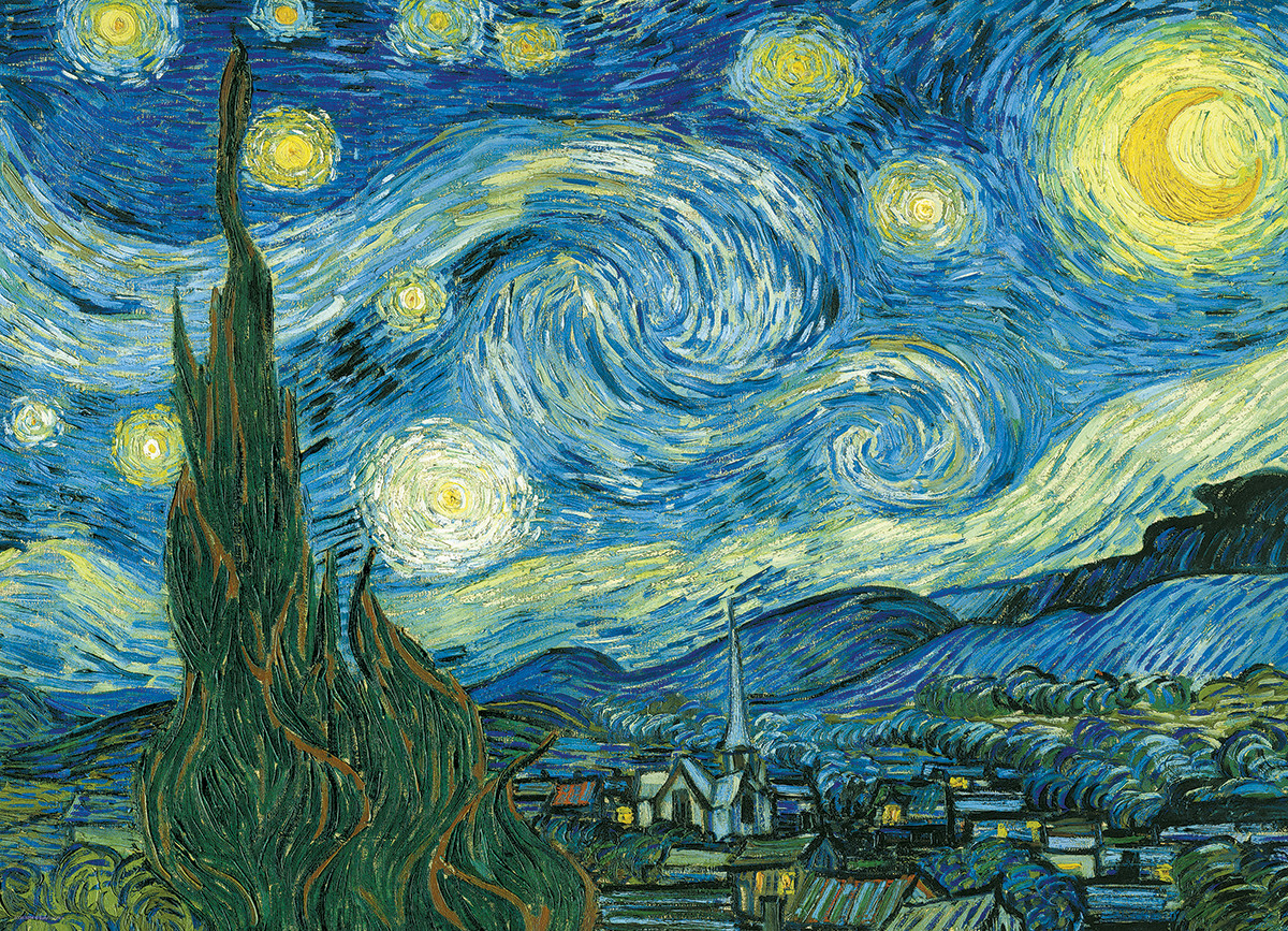 Van Gogh, Starry Night Puzzle - 1000 Pieces - MFA Boston Shop