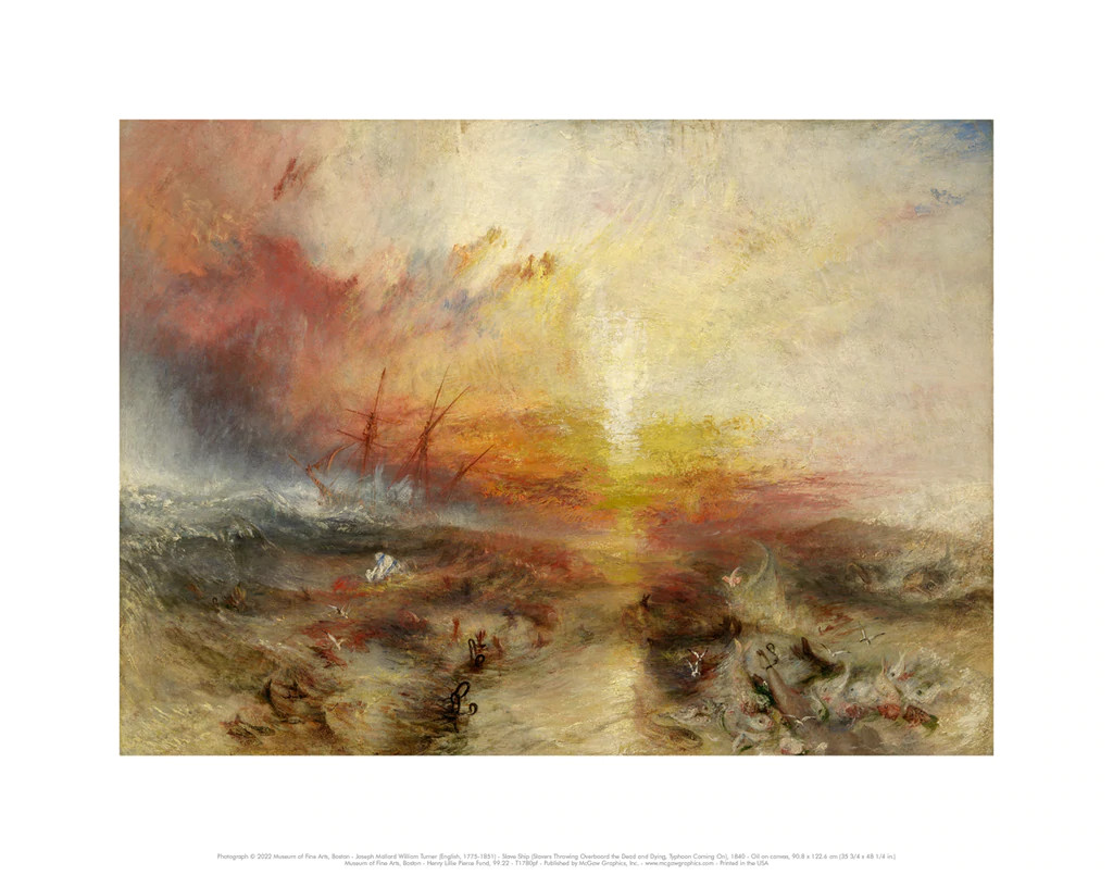 Turner Slave Ship 11x14 Matt - MFA Boston Shop | Gifts from the
