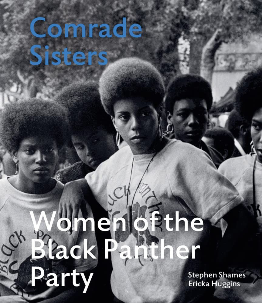 A Black woman in a beret and leather jacket, embodying the Panther Party’s militant yet nurturing ethos