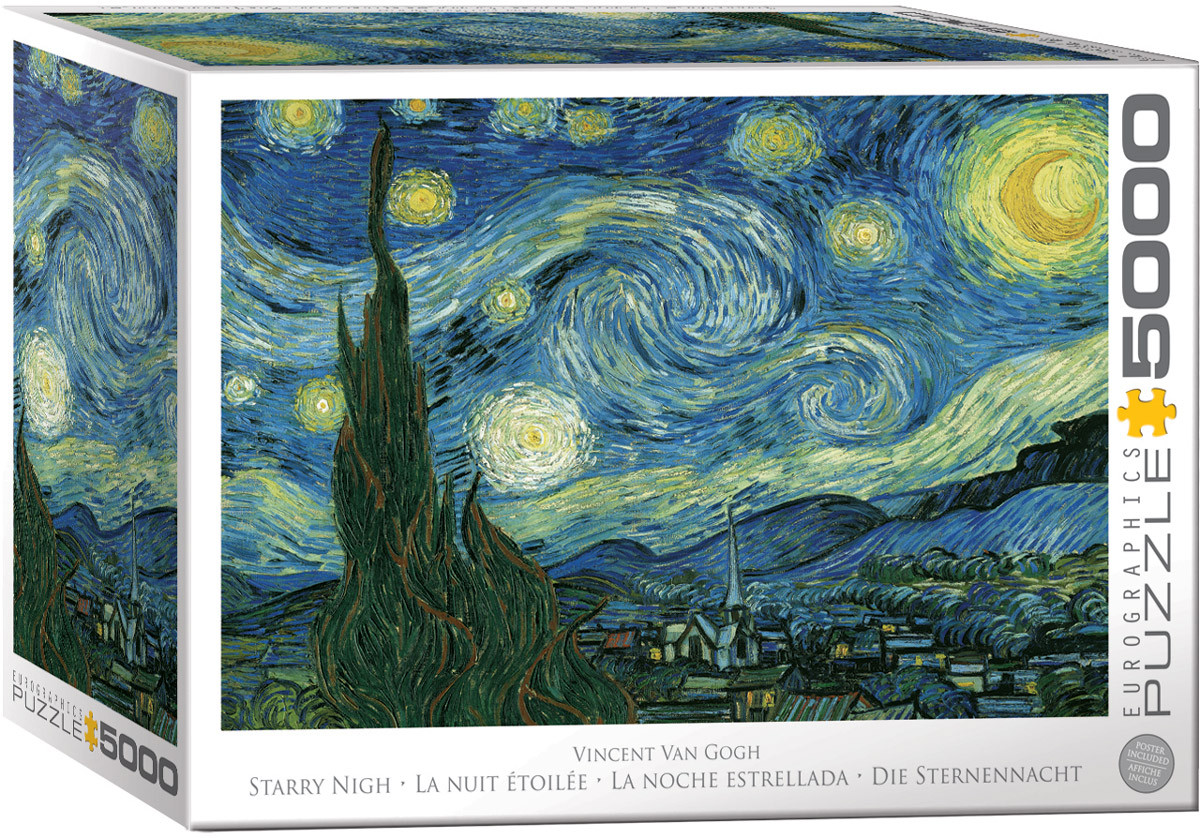 Van Gogh Starry Night 5000 Piece Puzzle - MFA Boston Shop | Gifts