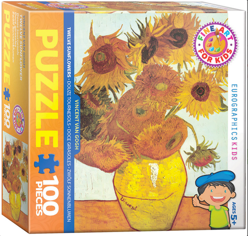 Van Gogh, Sunflowers 100 Piece Puzzle