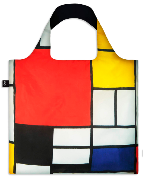 Mondrian Packable Tote Bag