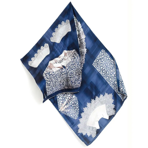 Lace Silk Scarf