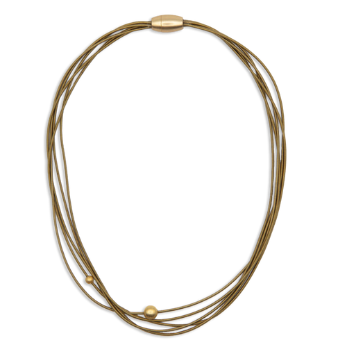 Gold Multi Strand Necklace