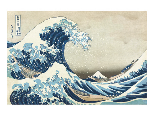 Hokusai Great Wave at Kanagawa 11x14 Matted