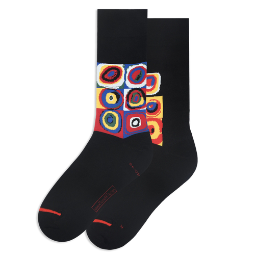 Kandinsky Square with Circles Women's Socks