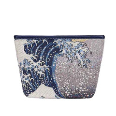 Hokusai The Great Wave Makeup Bag