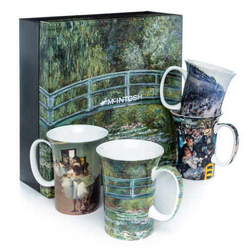 Impressionist Set of 4 Mugs