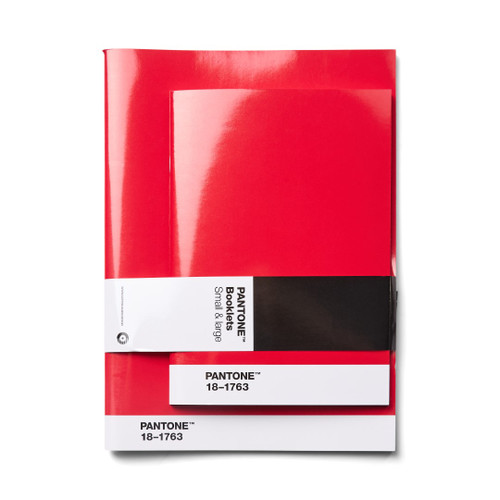 Red Pantone Booklets Set of 2