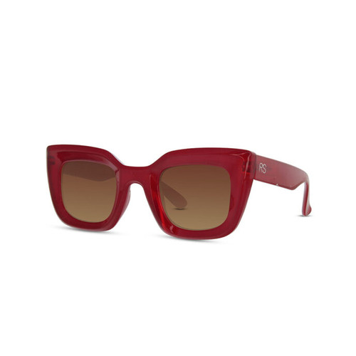 Red Oversize Sunglasses