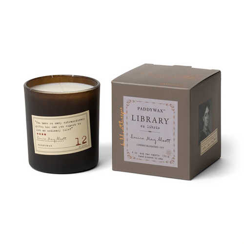 Louisa May Alcott Boxed Candle