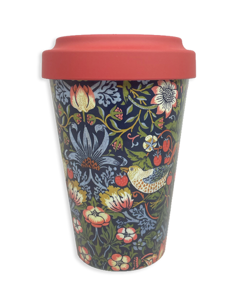 William Morris Strawberry Thief Travel Mug