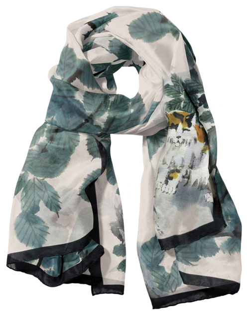 Calico Cat Oblong Scarf