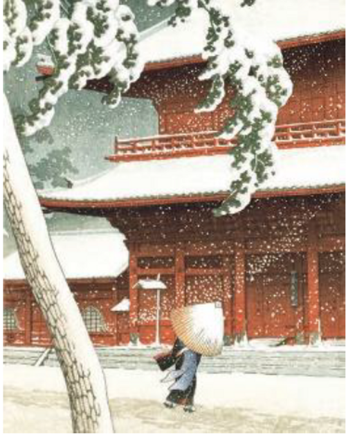 Zojo-ji Temple in Shiba Holiday Cards