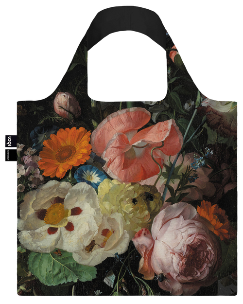 Rachel Ruysch Still Life with Flowers Packable Tote Bag