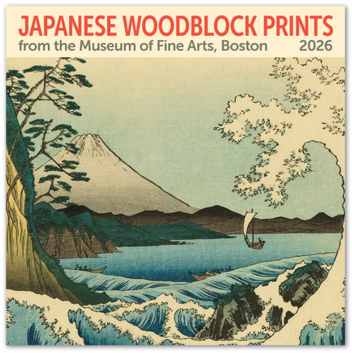 Japanese Woodblock 2026 Mini Wall Calendar