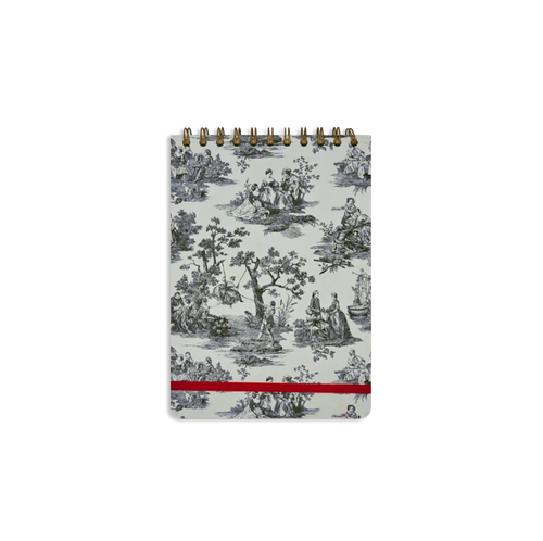 Noir Toile A5 Wire-O Notebook