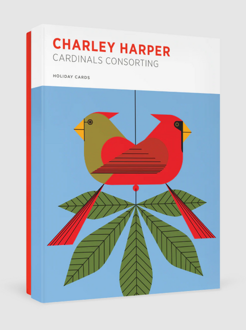 Charley Harper Cardinals Consorting Holiday Cards Charley Harper Cardinals Consorting Holiday Cards