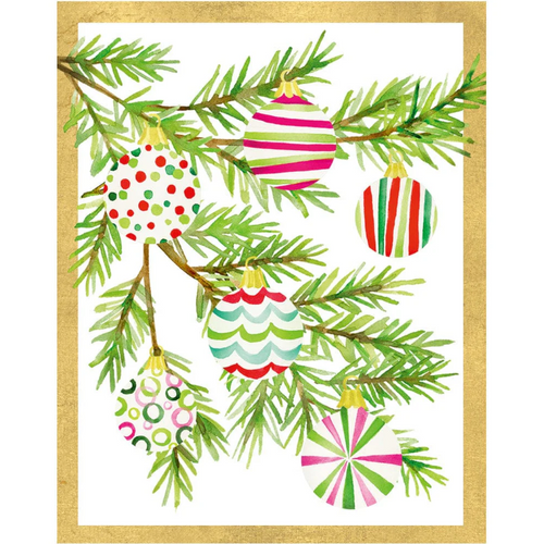 Painted Ornaments Holiday Cards