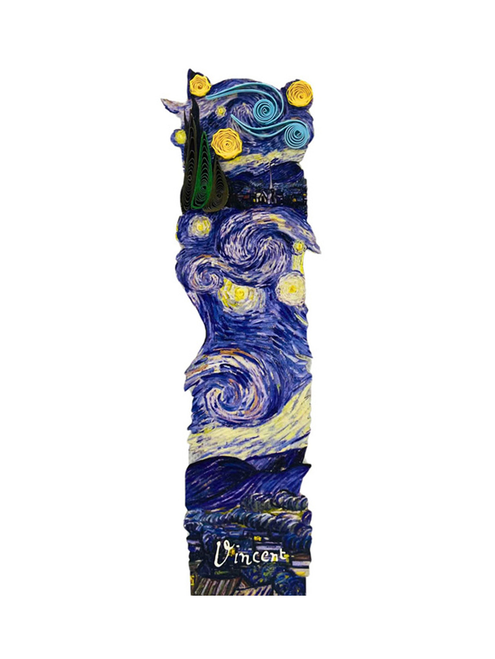 Van Gogh Starry Night Quilled Bookmark