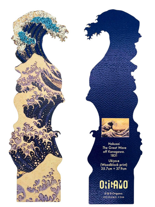 Holusai Great Wave Quilled Bookmark Holusai Great Wave Quilled Bookmark
