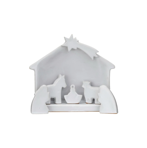 Stoneware Nativity Stoneware Nativity