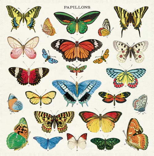 Butterflies Napkins Set 4