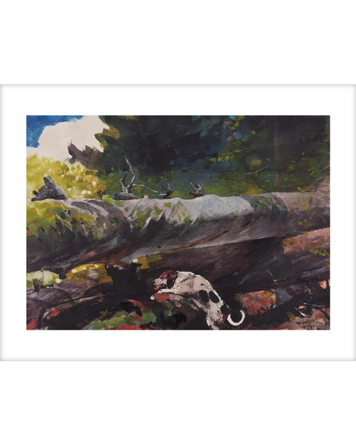 Homer Hunting Dog 11x14 Matted Homer Hunting Dog 11x14 Matted