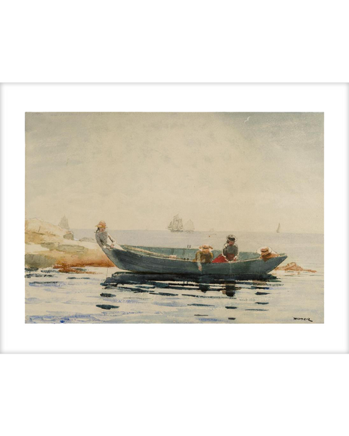 Homer The Green Dory 11x14 Matted