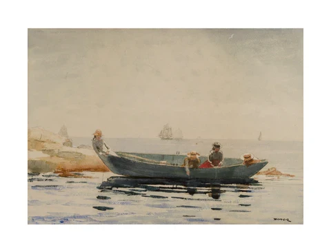 Homer The Green Dory 11x14 Matted