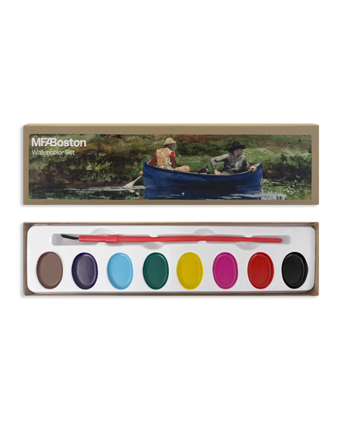 Homer Blue Boat Watercolor Set