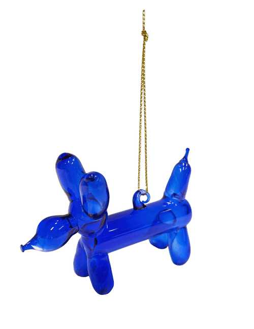 Balloon Dog Ornament Blue