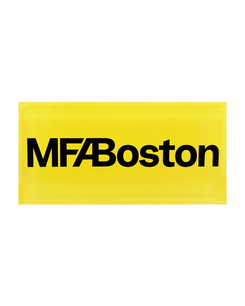 Yellow MFA Logo Acrylic Magnet