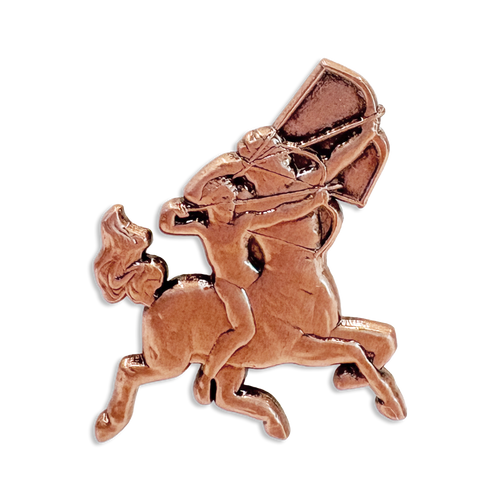 Achilles and Chiron Enamel Pin