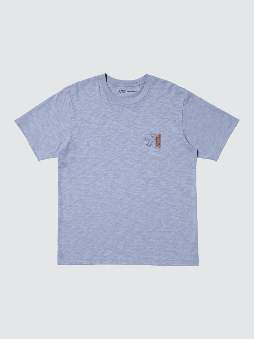 The Sea off Satta in Suruga Province T-Shirt - Light Blue