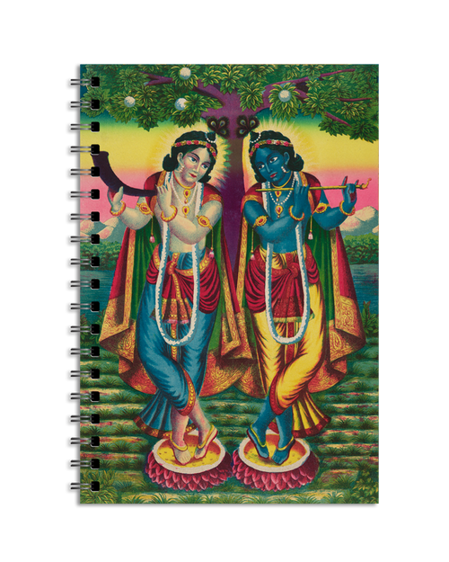 Shri Shri Krishna Balarama Spiral Notebook