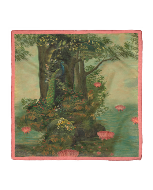 Divine Color Whimsical Square Scarf