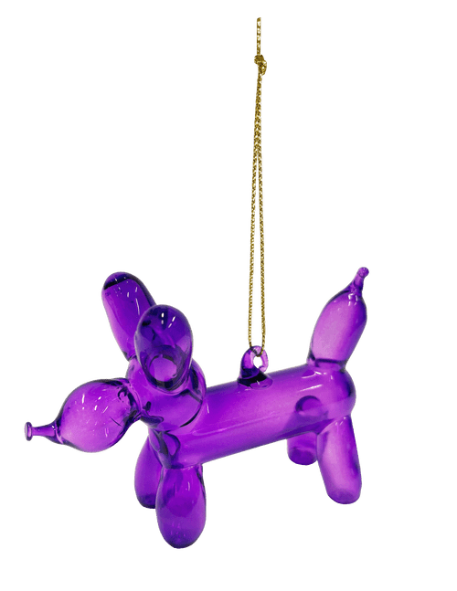 Balloon Dog Ornament Purple