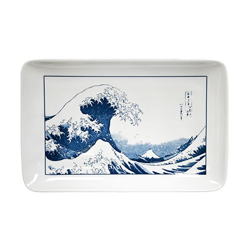 Great Wave Rectangle Plate