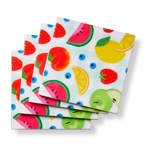 Fresh Pick Coasters Set of 4