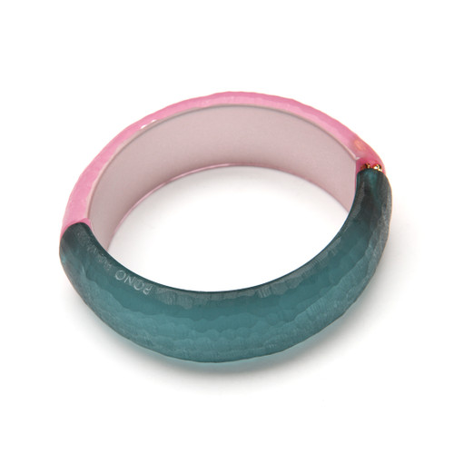 Two-Tone Cuff Bracelet Blue