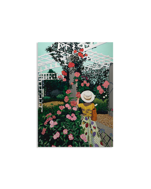 Pecis Hopie in the Garden Acrylic Magnet