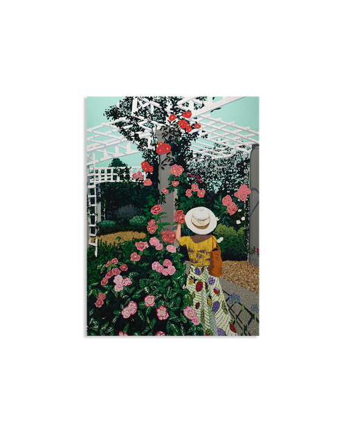 Pecis Hopie in the Garden Acrylic Magnet